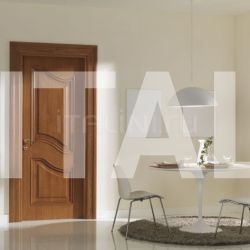 New Design Porte PALAZZO REALE 1032/QQ  medium dark oak wood glazed Classic Wood Interior Doors - №60